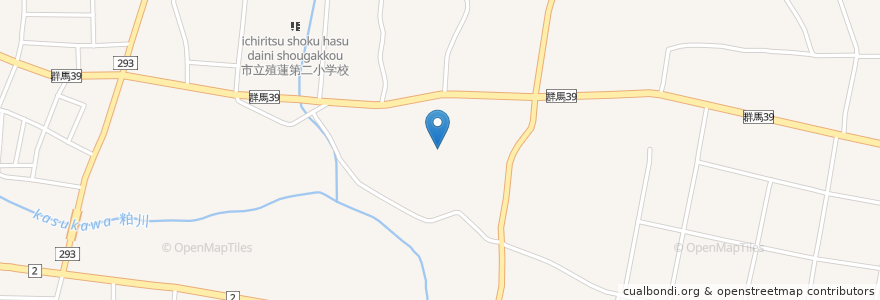 Mapa de ubicacion de 伊勢崎市 en Japón, Prefectura De Gunma, 伊勢崎市.