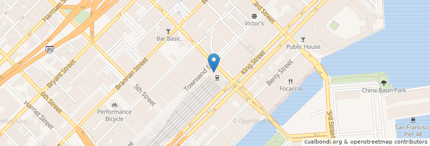 Mapa de ubicacion de Tazza D’ Amore en アメリカ合衆国, カリフォルニア州, サンフランシスコ, San Francisco.