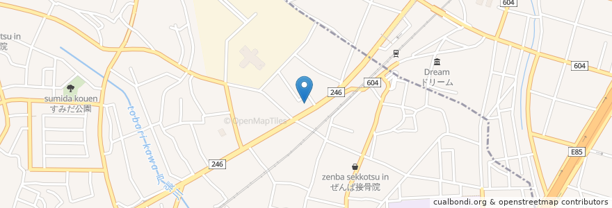 Mapa de ubicacion de 道とん堀 en Jepun, 神奈川県, 厚木市.