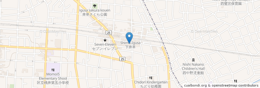 Mapa de ubicacion de ドトールコーヒーショップ en Japan, Tokio, 杉並区.