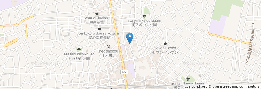 Mapa de ubicacion de Asagaya Shinmeiguu en Japan, Tokyo, Suginami.