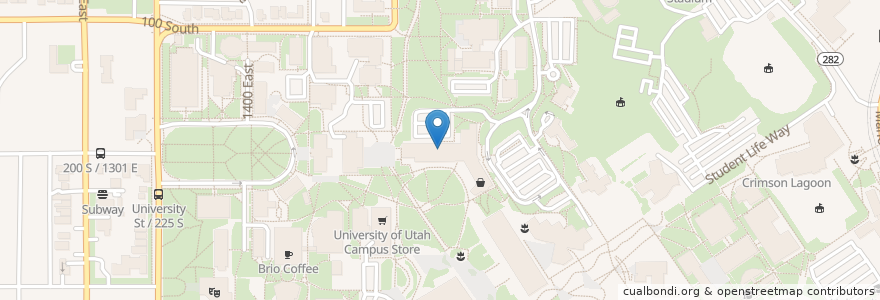 Mapa de ubicacion de Union Food Court en Amerika Syarikat, Utah, Salt Lake County, Salt Lake City.