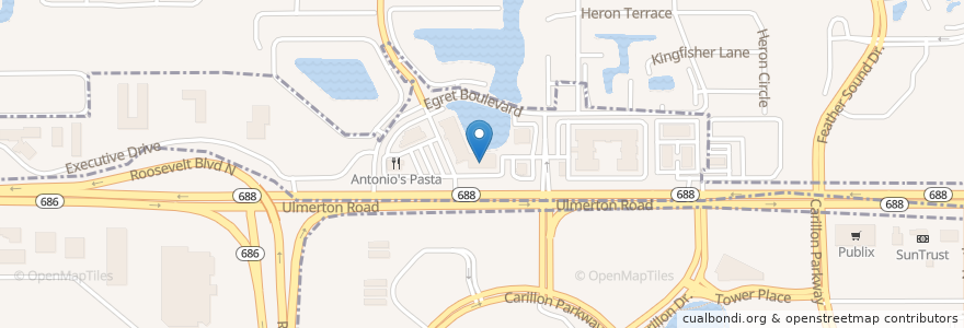 Mapa de ubicacion de Lonni's en Stati Uniti D'America, Florida, Pinellas County.