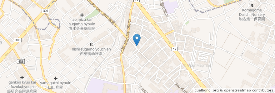 Mapa de ubicacion de ときわ食堂 en Japonya, 東京都, 豊島区.