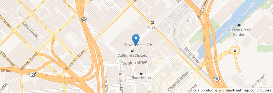 Mapa de ubicacion de Holy Grill en Amerika Birleşik Devletleri, Kaliforniya, San Francisco, San Francisco.