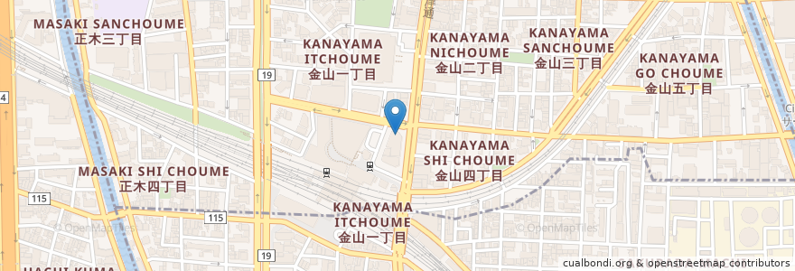 Mapa de ubicacion de MUFG Bank en Japan, Aichi Prefecture, Nagoya.