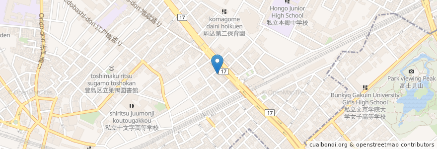 Mapa de ubicacion de スタミナラーメン en ژاپن, 東京都, 豊島区.
