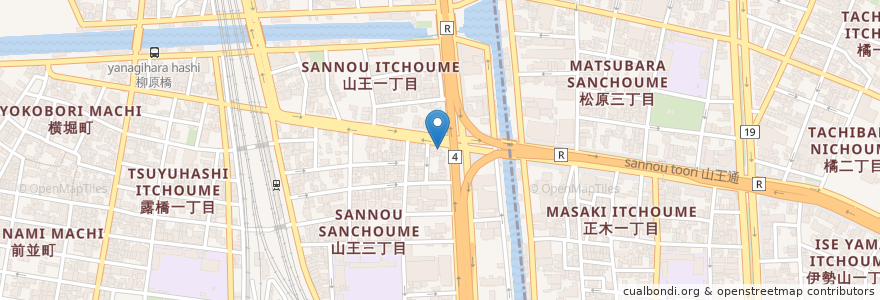 Mapa de ubicacion de すし幸 en Япония, Айти, 名古屋市, 中川区.