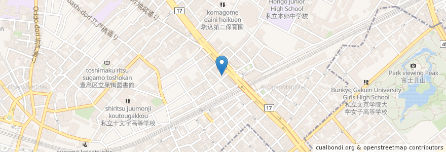 Mapa de ubicacion de 三井住友銀行 en ژاپن, 東京都, 豊島区.