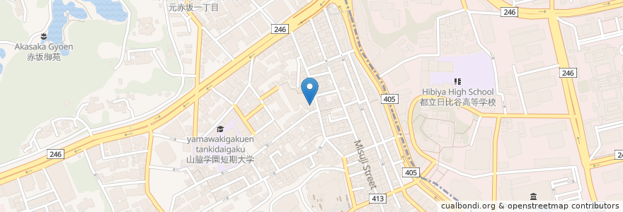 Mapa de ubicacion de トモズ en ژاپن, 東京都.