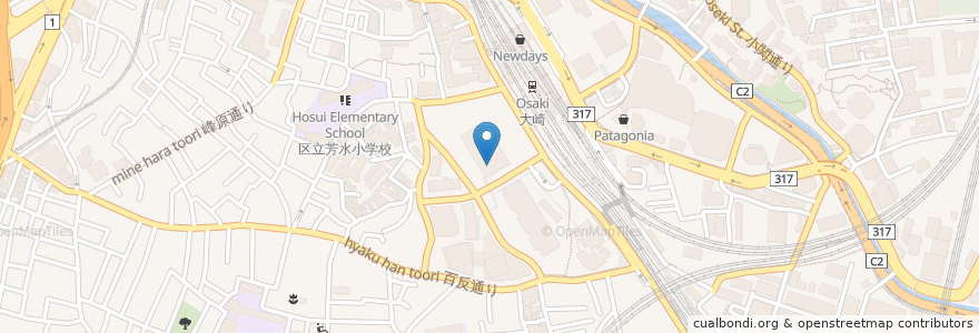Mapa de ubicacion de トモズエキスプレス en ژاپن, 東京都, 品川区.