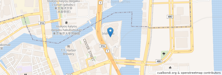 Mapa de ubicacion de トモズ en 日本, 東京都, 品川区.
