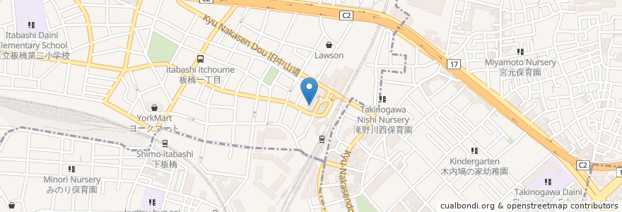 Mapa de ubicacion de スナック 恋 en 日本, 東京都, 北区.