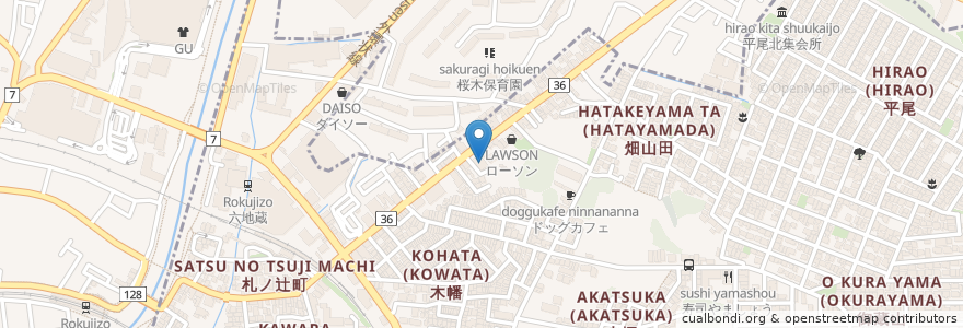 Mapa de ubicacion de ドラッグストアダックス en 일본, 교토부, 宇治市.