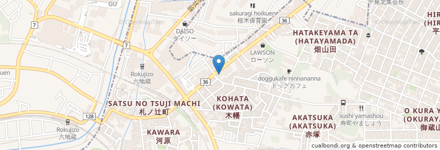 Mapa de ubicacion de 神野医院 en 日本, 京都府, 宇治市.