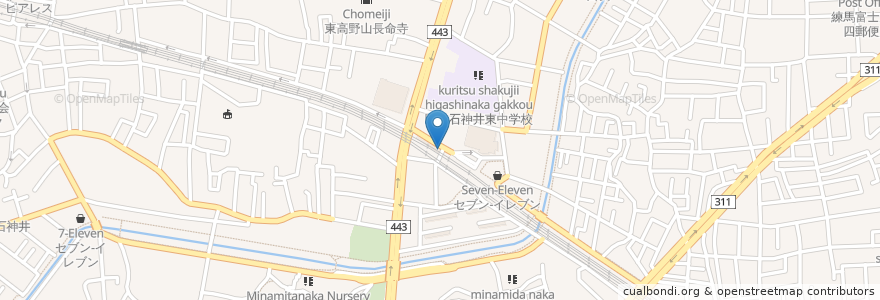Mapa de ubicacion de ドトールコーヒーショップ en ژاپن, 東京都, 練馬区.