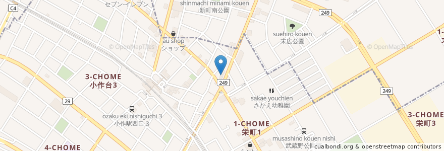 Mapa de ubicacion de ほか弁 日本亭 羽村店 en Japan, Tokio, 青梅市, 羽村市.