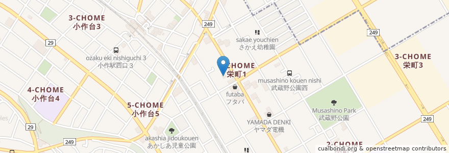 Mapa de ubicacion de 幸楽苑 羽村店 en 日本, 東京都, 羽村市.