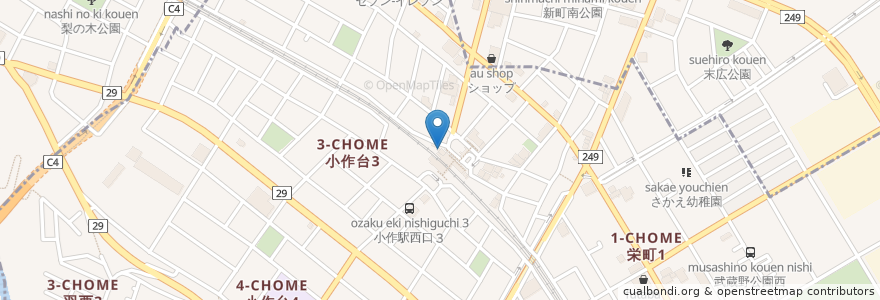 Mapa de ubicacion de 知夢仁 en 日本, 東京都, 青梅市, 羽村市.