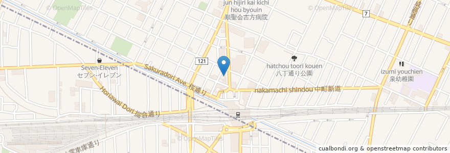 Mapa de ubicacion de トモズ (Tomod's) en Japão, Tóquio, 武蔵野市.