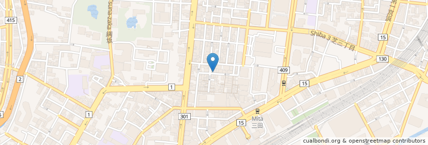 Mapa de ubicacion de BALLY'S Grill & Bar en اليابان, 東京都, 港区.