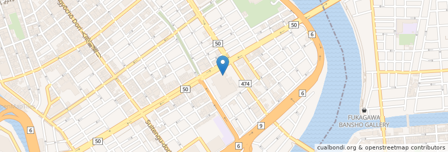 Mapa de ubicacion de ドトールコーヒーショップ en Япония, Токио, Тюо.