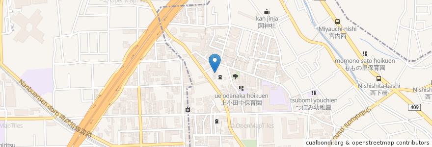Mapa de ubicacion de 正受院 en Jepun, 神奈川県, 川崎市, 中原区.