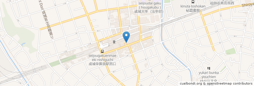 Mapa de ubicacion de 上島珈琲店 en ژاپن, 東京都, 世田谷区.