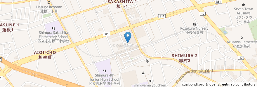 Mapa de ubicacion de スナック みやび en Japão, Tóquio, 板橋区.