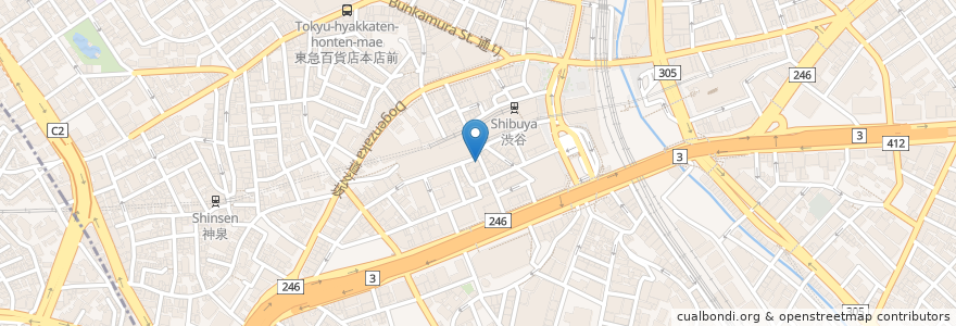 Mapa de ubicacion de Abbot Choice en Япония, Токио, Сибуя.