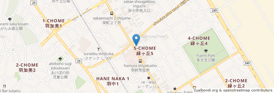 Mapa de ubicacion de 青梅信用金庫 羽村支店 en Japon, Tokyo, 羽村市.