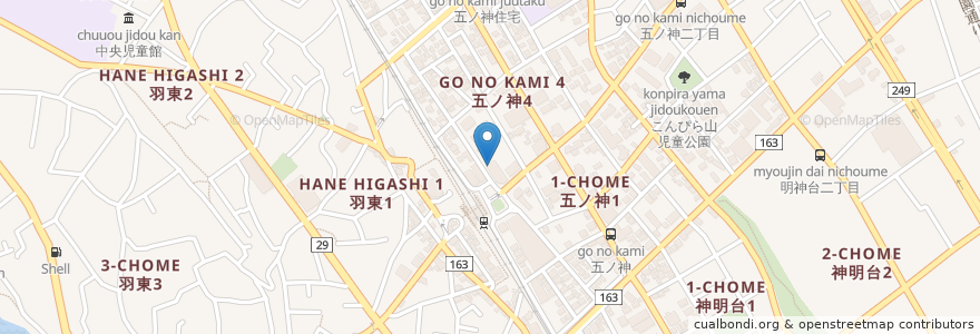 Mapa de ubicacion de 魚民 羽村東口駅前店 en Japón, Tokio, Hamura.