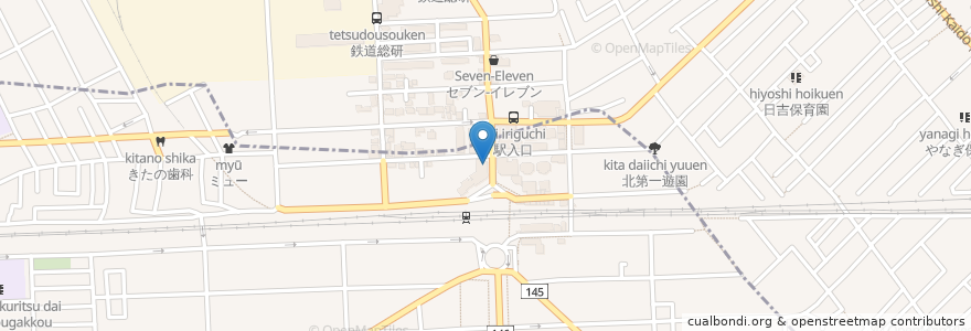 Mapa de ubicacion de 国立駅前あき乃クリニック en Japan, Tokyo, Kokubunji.