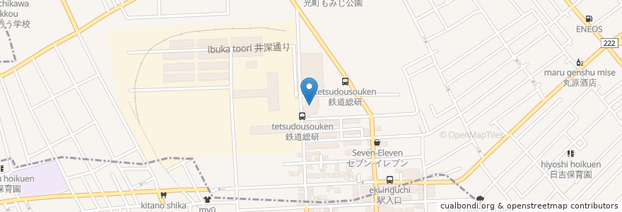 Mapa de ubicacion de 市民課光町サービスコーナー en اليابان, 東京都, 国分寺市.