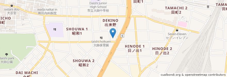 Mapa de ubicacion de マクドナルド en اليابان, كاناغاوا, 川崎市, 川崎区.