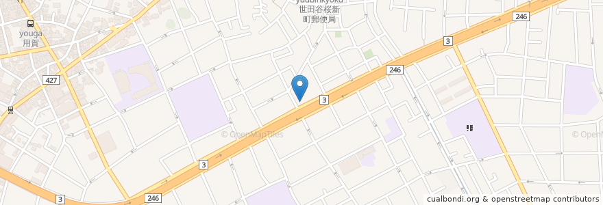 Mapa de ubicacion de シズラー en ژاپن, 東京都, 世田谷区.