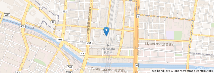 Mapa de ubicacion de AKB48 CAFE & SHOP AKIHABARA en 日本, 东京都/東京都, 千代田區.