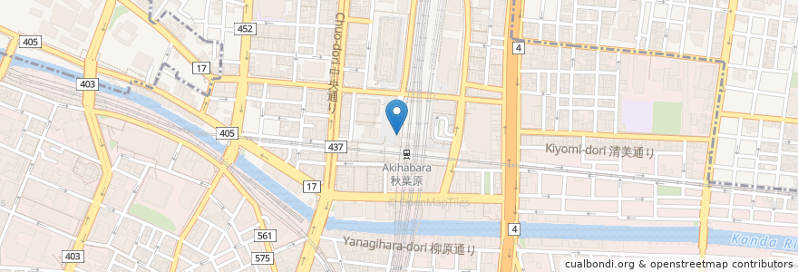 Mapa de ubicacion de Beck's Coffee Shop en 日本, 東京都, 千代田区.