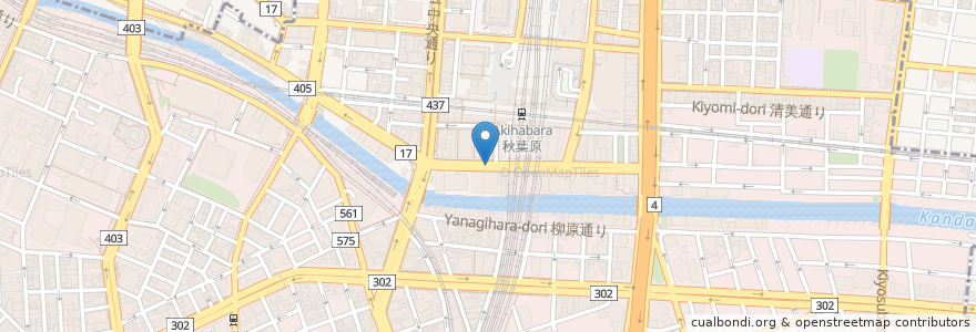 Mapa de ubicacion de カラオケ館 en Giappone, Tokyo, Chiyoda.
