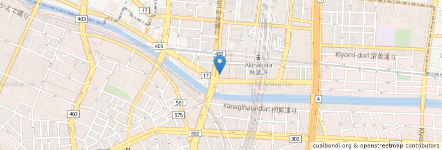 Mapa de ubicacion de Gansozushi en Giappone, Tokyo, Chiyoda.