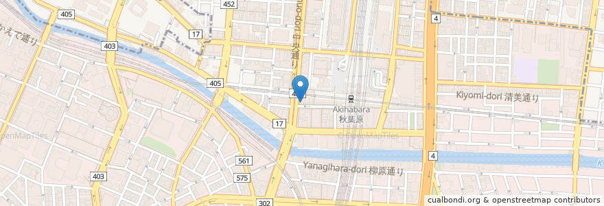 Mapa de ubicacion de 후지소바 en 일본, 도쿄도, 치요다.