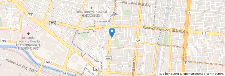 Mapa de ubicacion de BENGAL en 日本, 東京都, 千代田区.