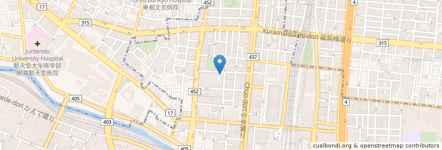 Mapa de ubicacion de 神田寺 en 日本, 東京都, 千代田区.