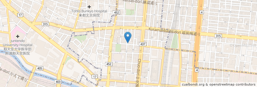 Mapa de ubicacion de マチガイネッ サンドウィッチズ en Giappone, Tokyo.