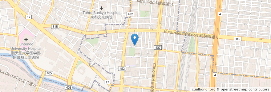 Mapa de ubicacion de 林医院 en 日本, 東京都.
