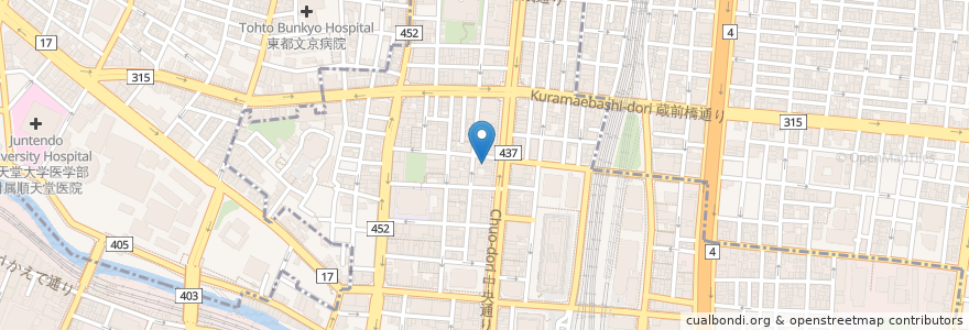 Mapa de ubicacion de キュアメイドカフェ en Japan, Tokio.