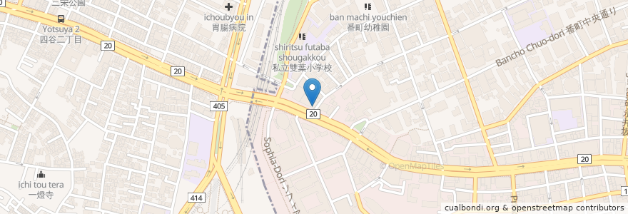 Mapa de ubicacion de Cafe de CRIE en Japan, Tokyo.