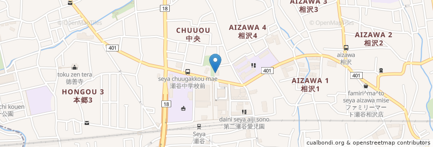 Mapa de ubicacion de ジョナサン en 일본, 가나가와현, 요코하마시, 瀬谷区.