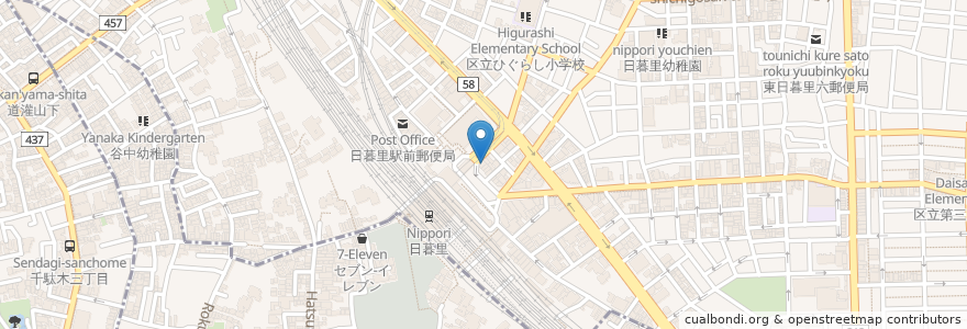 Mapa de ubicacion de マクドナルド en 日本, 东京都/東京都, 台東区.