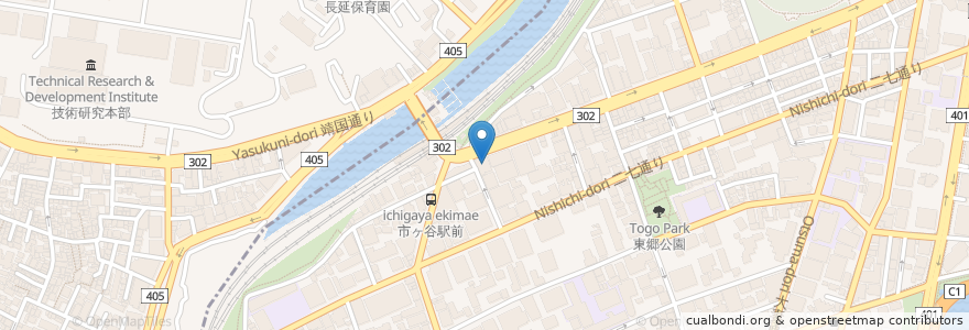 Mapa de ubicacion de 三菱UFJ銀行 en Japan, 東京都.